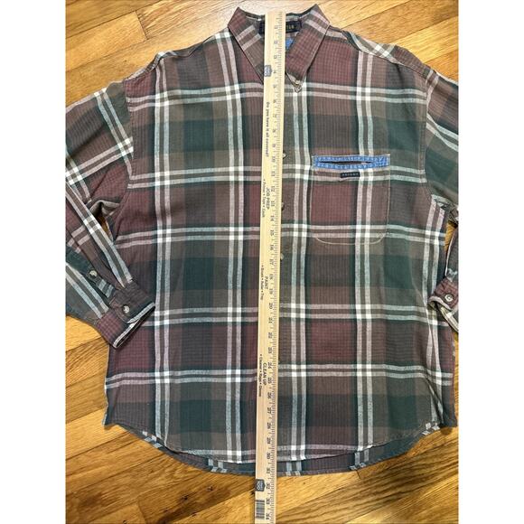 Vintage 90’s Fryday Club by NRK Men's Size Large Heavy 100% Cotton Button Up - Picture 6 of 7